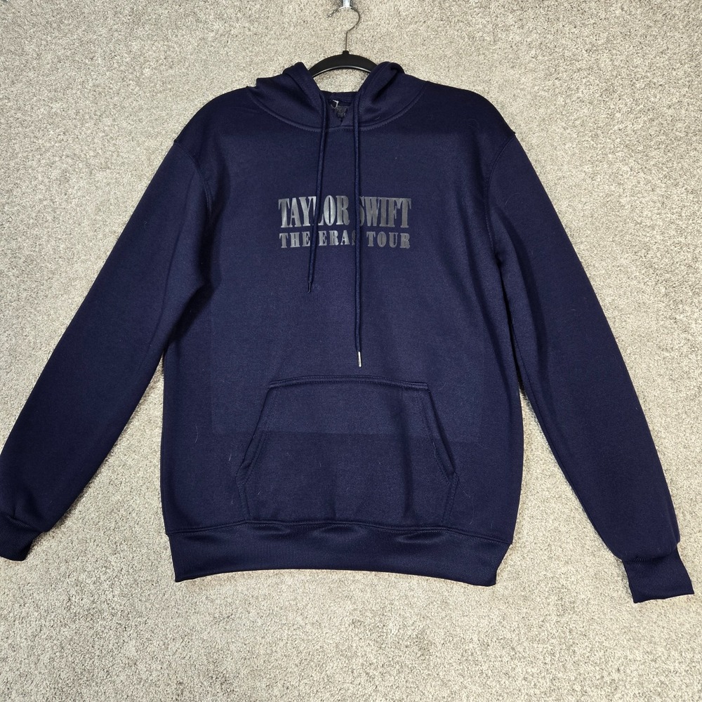 Taylor Swift The Eras Tour 2023 Hoodie fleece Adult Medium Blue‎